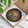 Baby Elephant Teacup Floral Border - Sunrise Sky Home Decor Gift for Elephant Lovers Stained Glass Suncatcher - 3