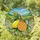 Whole Lemon Orange Slice Butterfly Meadow Rolling Hills - Home Decor Gift Stained Glass Suncatcher - 1