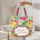 Ornate Floral Wreath Tropical Flowers Leaves Your Name Heart Cursive - Everyday Carry Gift Quilted Tote Bag - 5
