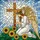 Stained Glass Kneeling Angel Sunflower Wooden Cross - Spiritual Faith Home Decor Gift Stained Glass Suncatcher - 5