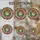 Happy New Year Teddy Bear Holiday Wreath - New Year Celebration Home Decor Stained Glass Suncatcher - 4