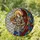 Archangel Golden Armor Silver Sword Sunburst Multicolored Wing Tiffany Glass - Art Lover Gift Stained Glass Suncatcher - 1