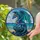 Majestic Blue Dragon Tropical Ocean Scene - Home Decor Gift for Dragon Lover Stained Glass Suncatcher - 2