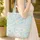 Iridescent Crystal Gem Shattered Glass - Everyday Carry Gift Quilted Tote Bag - 4