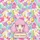 Pink Poodle Floral Splatter Chunky Bubble Letters Enamel Plaque - Everyday Carry Gift Quilted Tote Bag - 7