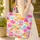 Personalized Monoline Cursive Name Heart Botanical Bouquet Blooms - Everyday Carry Gift Quilted Tote Bag - 4