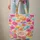 Personalized Monoline Cursive Name Heart Botanical Bouquet Blooms - Everyday Carry Gift Quilted Tote Bag - 6