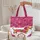 Storybook Dachshund Floral Name - Everyday Carry Gift for Animal Lovers Quilted Tote Bag - 5