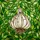 Garlic Bulb Root System Overlapping Green Leaves Organic Shapes - Home Decor Gift Stained Glass Suncatcher - 5