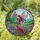 Graceful Fairy Iris Flowers Fantastical Castle - Home Decor Gift for Fantasy Lover Stained Glass Suncatcher - 1