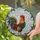 Stained Glass Rooster Roses Geometric Sky Farmhouse Home Decor Gift for Rooster Lover Stained Glass Suncatcher - 2