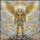 Angelic Warrior Golden Armor Silver Sword Celestial Clouds - Home Decor Gift Stained Glass Suncatcher - 5
