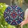 Stained Glass Ornate Cross Floral Jewel - Home Decor Gift Stained Glass Suncatcher - 2
