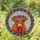Highland Cow Floral Crown Gemstone Mosaic - Farmhouse Decor Gift for Cow Lover Stained Glass Suncatcher - 1