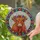 Highland Cow Floral Crown Gemstone Mosaic - Farmhouse Decor Gift for Cow Lover Stained Glass Suncatcher - 2