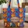 Stained Glass Horse Heads - Everyday Carry Gift for Horse Lover, Equestrian, and Travel Quilted Tote Bag - 1