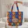 Stained Glass Horse Heads - Everyday Carry Gift for Horse Lover, Equestrian, and Travel Quilted Tote Bag - 5