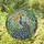 Peacock Flowers Foliage Sky - Home Decor Gift for Bird Watchers & Wildlife Lovers Stained Glass Suncatcher - 1