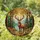Majestic Brown Stag Multi-Tined Antlers Autumn Leaves Forest Wildlife Lover Gift Stained Glass Suncatcher - 1