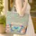 Butterfly Lush Wildflower Botanical Name Scroll - Everyday Carry Gift for Wildlife Lover Quilted Tote Bag - 4