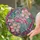 Pink Flamingo Art Nouveau Floral - Home Decor Gift for Wildlife Lovers Stained Glass Suncatcher - 2