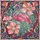 Pink Flamingo Art Nouveau Floral - Home Decor Gift for Wildlife Lovers Stained Glass Suncatcher - 5