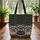 Raccoons Pink Roses Floral Wreath - Everyday Carry Gift for Wildlife Lovers Quilted Tote Bag - 3