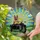 German Shepherd Vintage Motorcycle Sidecar Sun Hills - Dog & Rider Home Decor Gift Stained Glass Suncatcher - 2