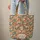 Stylized Cat Face Floral Wreath Personalized Organic Swirls - Everyday Carry Gift for Cat Lover Quilted Tote Bag - 6
