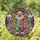 Cheerful Traditional Clown Patchwork Suit Star Confetti Mosaic Window Decor Gift Stained Glass Suncatcher - 1