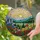 Stained Glass Mountain Valley Landscape, Sun & Floral Mosaic - Nature Lover Gift Stained Glass Suncatcher - 2