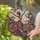 Graceful Female Dancer Head Wrap Flowing Skirt Home Decor Gift Stained Glass Suncatcher - 2
