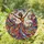 Graceful Female Dancer Head Wrap Flowing Skirt Home Decor Gift Stained Glass Suncatcher - 1