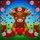 Stained Glass Baby Highland Cow Red Heart Rose Crown - Farmhouse Decor Gift for Cow Lover Stained Glass Suncatcher - 5