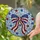American Flag Bow Stars - Independence Day Home Decor Gift Stained Glass Suncatcher - 2