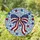 American Flag Bow Stars - Independence Day Home Decor Gift Stained Glass Suncatcher - 1