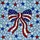 American Flag Bow Stars - Independence Day Home Decor Gift Stained Glass Suncatcher - 5