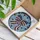 American Flag Bow Stars - Independence Day Home Decor Gift Stained Glass Suncatcher - 3