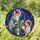 Elderly Man Young Boy Radiant Star Celestial Night Sky Home Decor Gift Stained Glass Suncatcher - 1