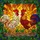 Rooster Pair Stone Grass Field - Farmhouse Home Decor Gift for Bird Lover Stained Glass Suncatcher - 5