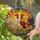 Rooster Pair Stone Grass Field - Farmhouse Home Decor Gift for Bird Lover Stained Glass Suncatcher - 2