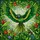Green Parrot Exotic Tropical Foliage - Wildlife Lover Home Decor Gift for Birdwatchers Stained Glass Suncatcher - 5