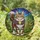 Maine Coon Cat Stained Glass Forest Sky - Wildlife Lover Home Decor Gift for Cat Lover Stained Glass Suncatcher - 1
