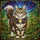 Maine Coon Cat Stained Glass Forest Sky - Wildlife Lover Home Decor Gift for Cat Lover Stained Glass Suncatcher - 5