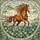 Majestic Brown Horse Leaping Tiffany Style Stained Glass - Home Decor Gift Stained Glass Suncatcher - 5