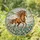 Majestic Brown Horse Leaping Tiffany Style Stained Glass - Home Decor Gift Stained Glass Suncatcher - 1