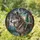 Wolf Mystical Forest Moonlit Mountain Celestial - Home Decor Wildlife Lover Gift Stained Glass Suncatcher - 1