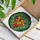 Bell Peppers Chili Peppers Leaf Cluster Mosaic - Kitchen Home Decor Gift for Foodie Stained Glass Suncatcher - 3