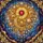Golden Sun Crescent Moon Celestial Tapestry - Home Decor Gift for Stargazer Stained Glass Suncatcher - 5