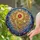 Golden Sun Crescent Moon Celestial Tapestry - Home Decor Gift for Stargazer Stained Glass Suncatcher - 2